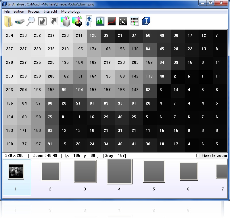 ImAnalyse user interface